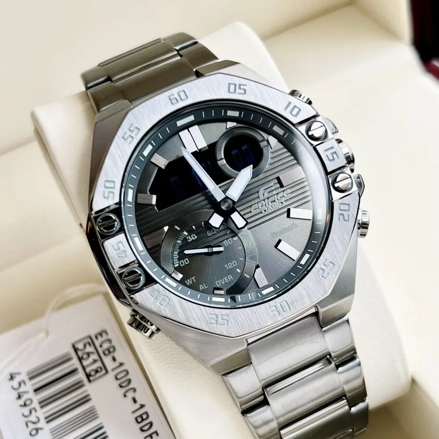 Đồng hồ Nam Casio Edifice ECB-10DC-1B -  Bảo Hành 5 Năm - Chính Hãng 100%