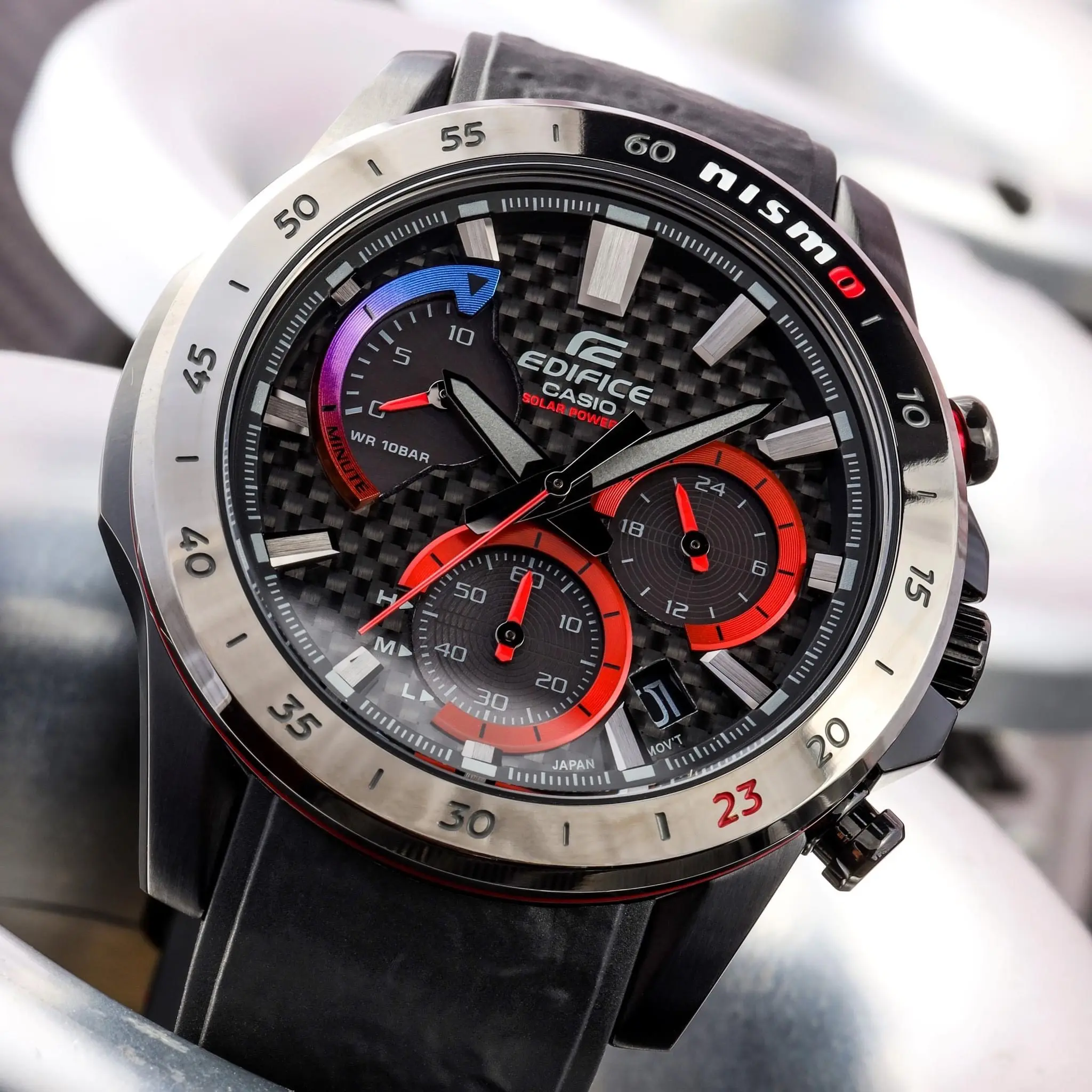 Đồng Hồ Nam Casio Edifice EQS- 930NIS Dây Cao Su Chính Hãng-  Bảo Hành 5 Năm - Chính Hãng 100%