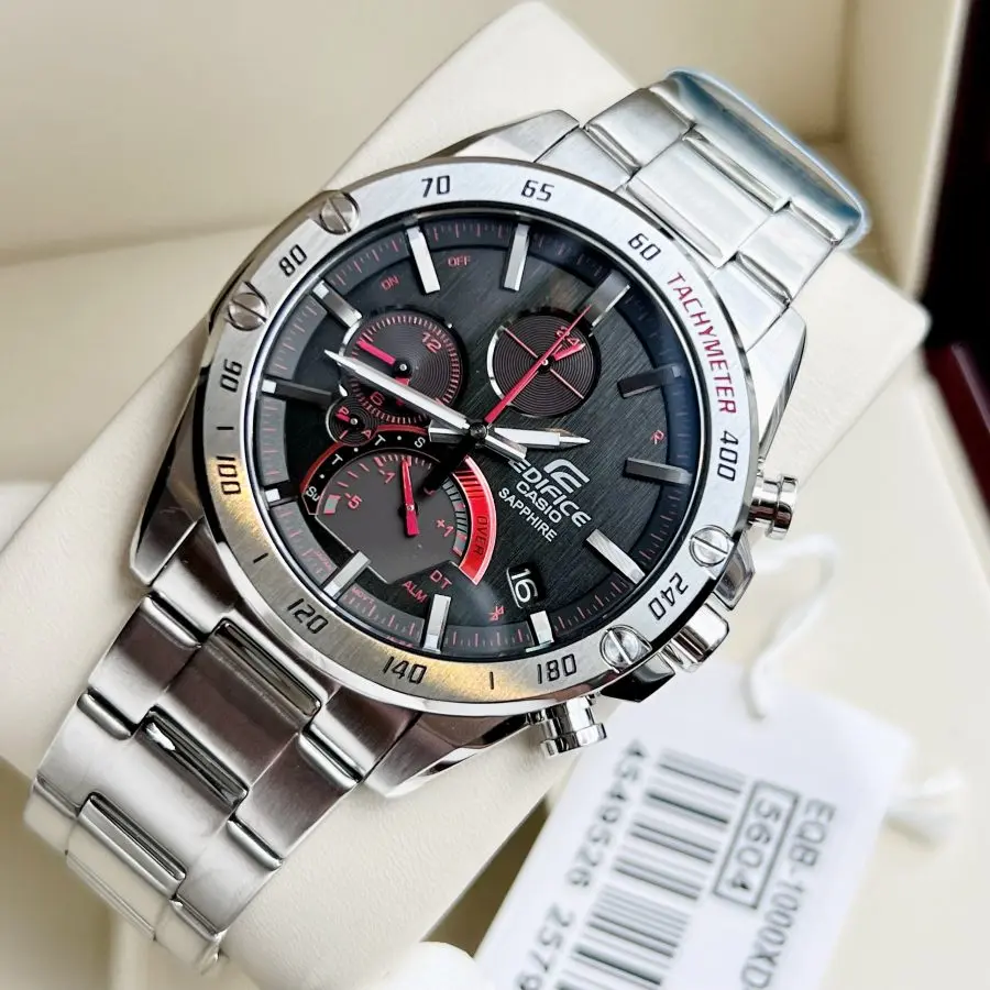 Đồng Hồ Casio Edifice EQB-1000XD-1ADR - Nam -  Bảo Hành 5 Năm- Dây Kim Loại - Pin Năng Lượng - Kết Nối Điện Thoại