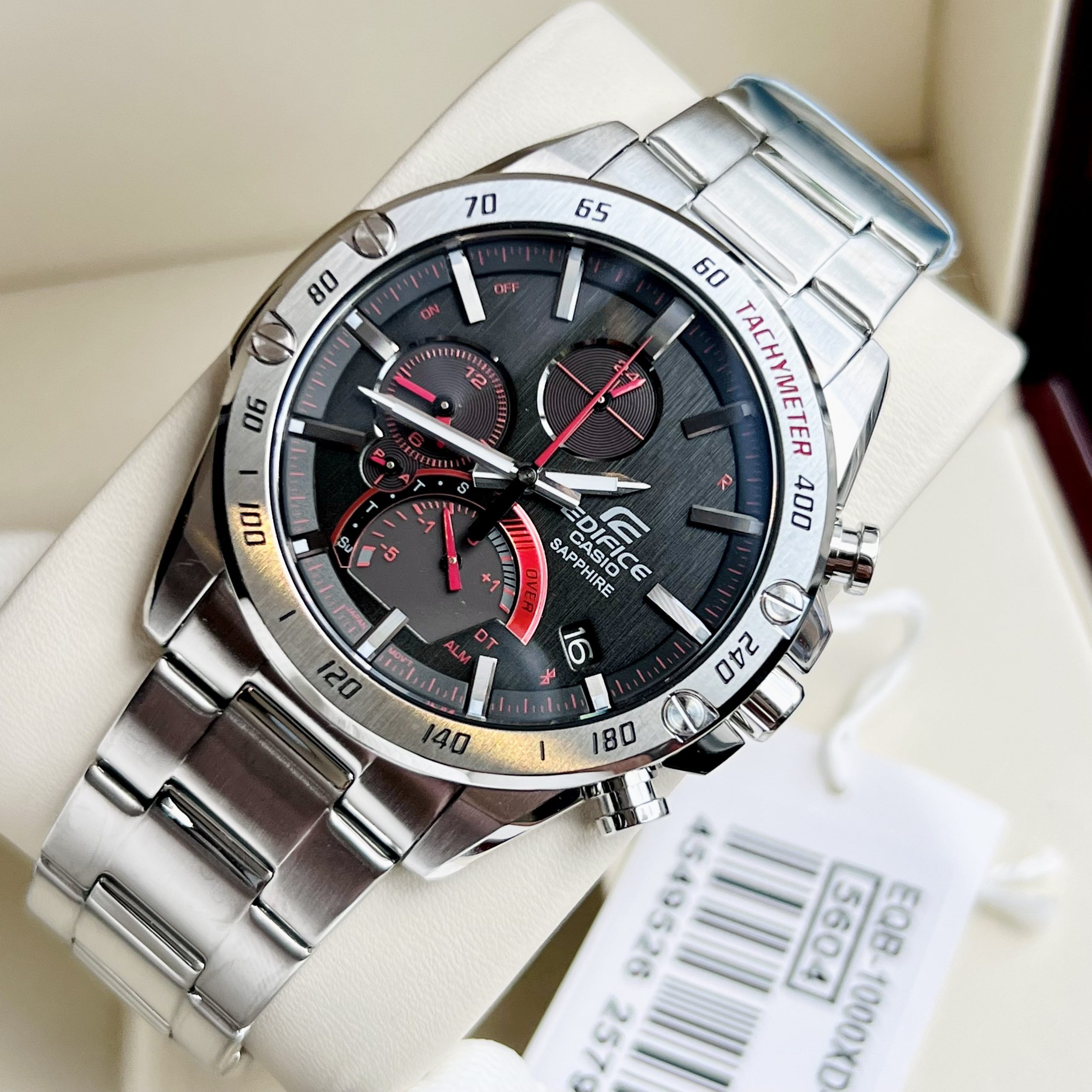 Đồng Hồ Casio Edifice EQB-1000XD-1ADR - Nam -  Bảo Hành 5 Năm- Dây Kim Loại - Pin Năng Lượng - Kết Nối Điện Thoại