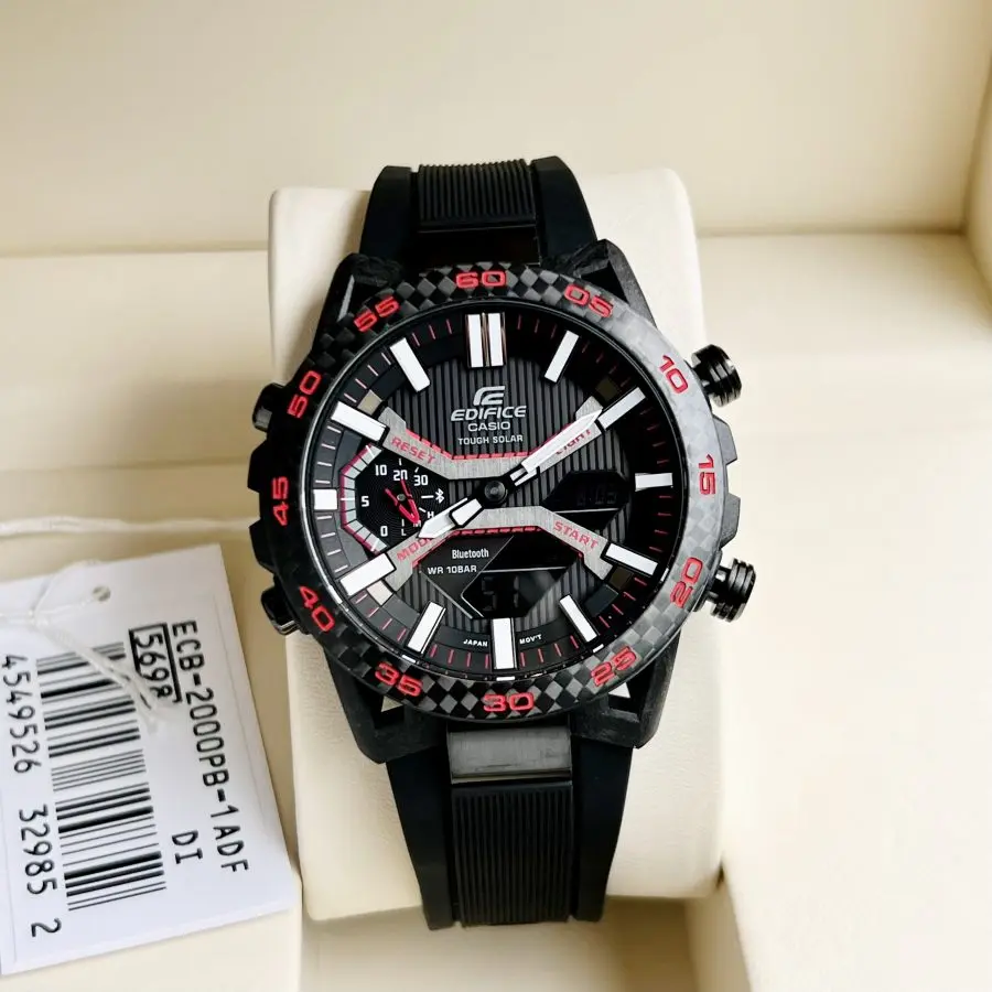 Đồng Hồ Nam Casio Edifice ECB-2000PB Tough Solar Chính Hãng-  Bảo Hành 5 Năm - Chính Hãng 100%