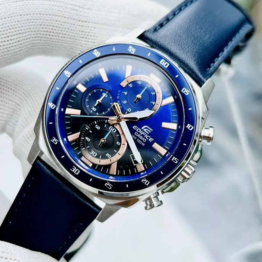 Đồng Hồ Nam Casio Edifice EFV-600L-2A Blue Sea Authentic -  Bảo Hành 5 Năm - Chính Hãng 100%