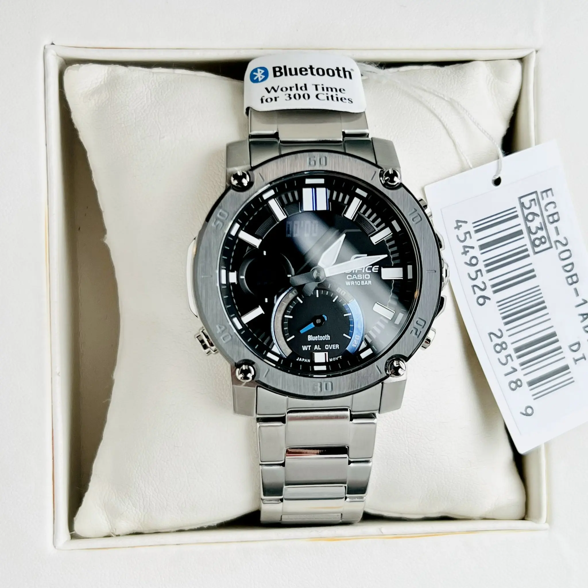 Đồng Hồ Casio Edifice ECB-20DB-1ADF -   Bảo Hành 5 Năm - Chính Hãng 100%