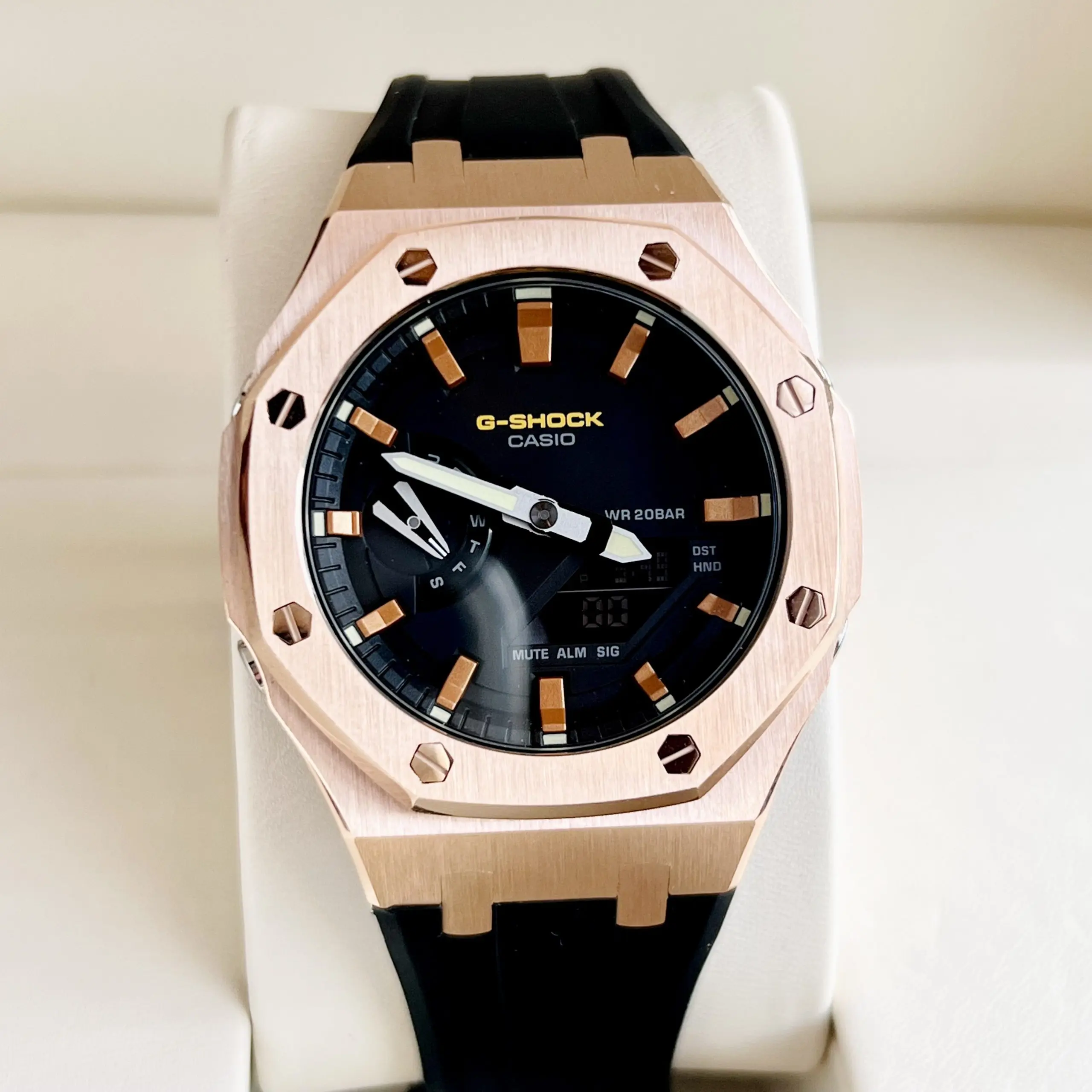 Đồng Hồ Casio G-SHOCK GA2100 CUSTOM AP ROSE GOLD Gen 3 Dây Cao Su - BH 5 Năm - Chính Hãng 100%