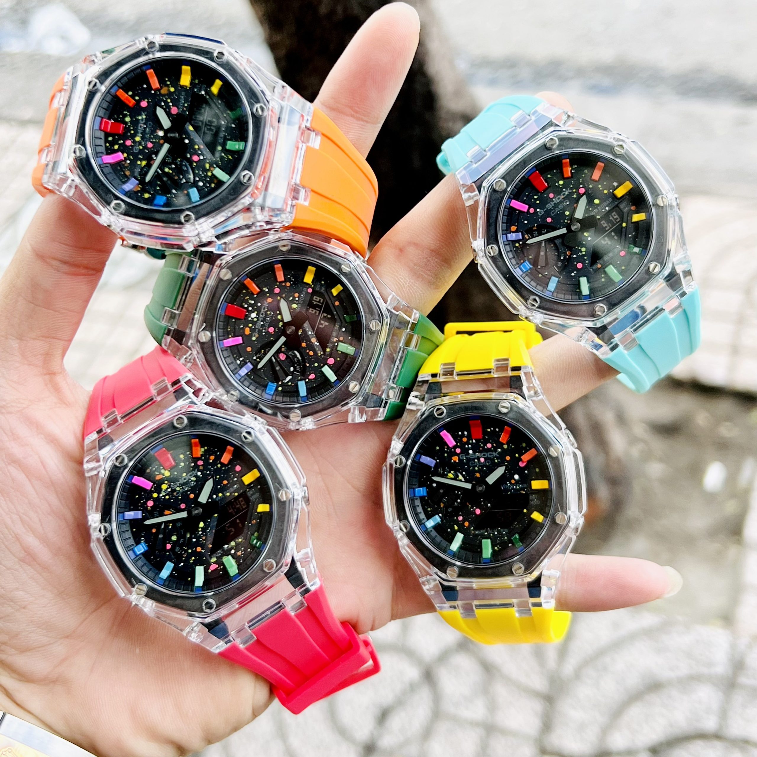 Đồng Hồ Casio G-Shock GA-2100 CUSTOM GALAXY  - BH 5 Năm - Chính Hãng 100%
