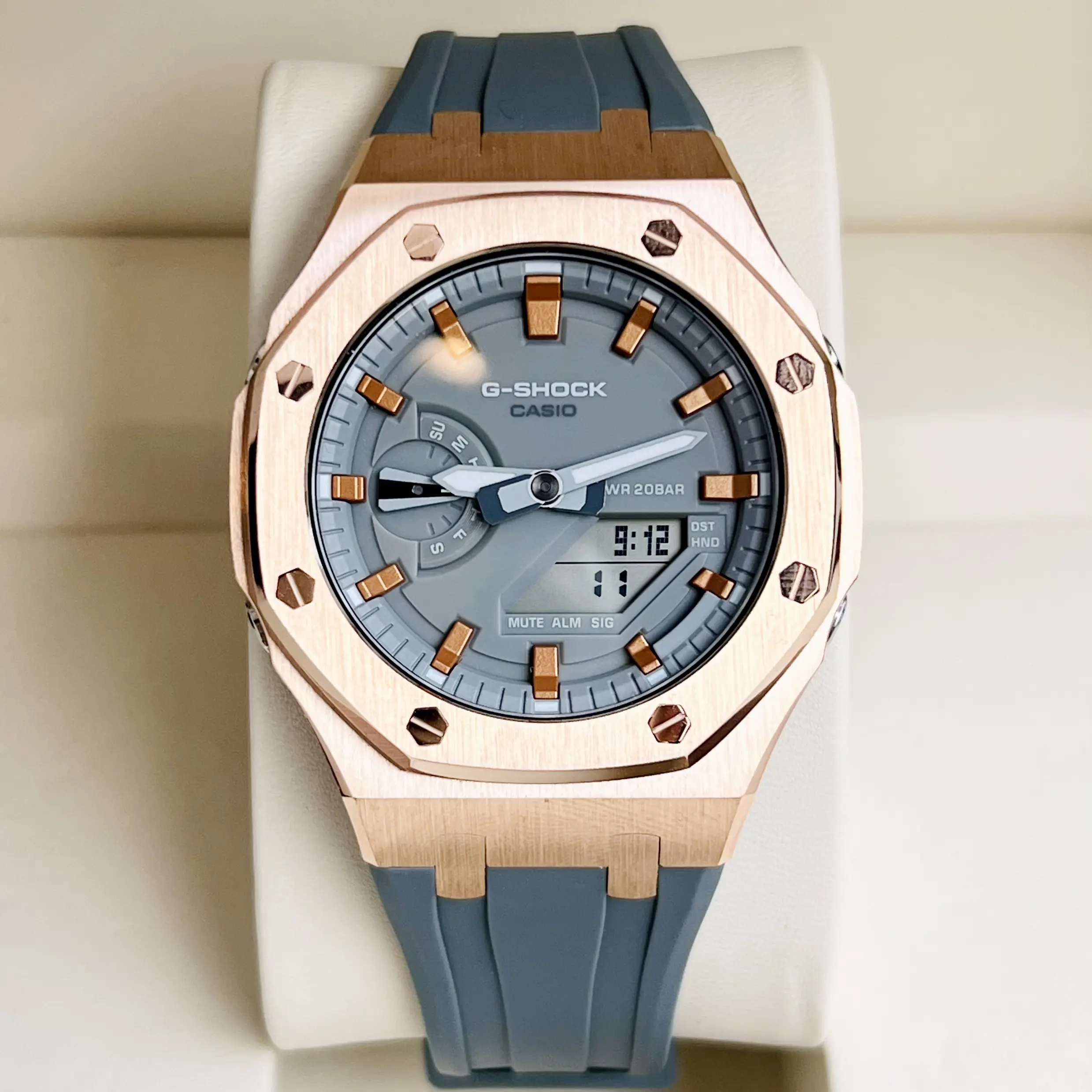 Đồng Hồ Casio G-SHOCK GA2100 CUSTOM AP ROSE GOLD Gen 3 Dây Cao Su - BH 5 Năm - Chính Hãng 100%