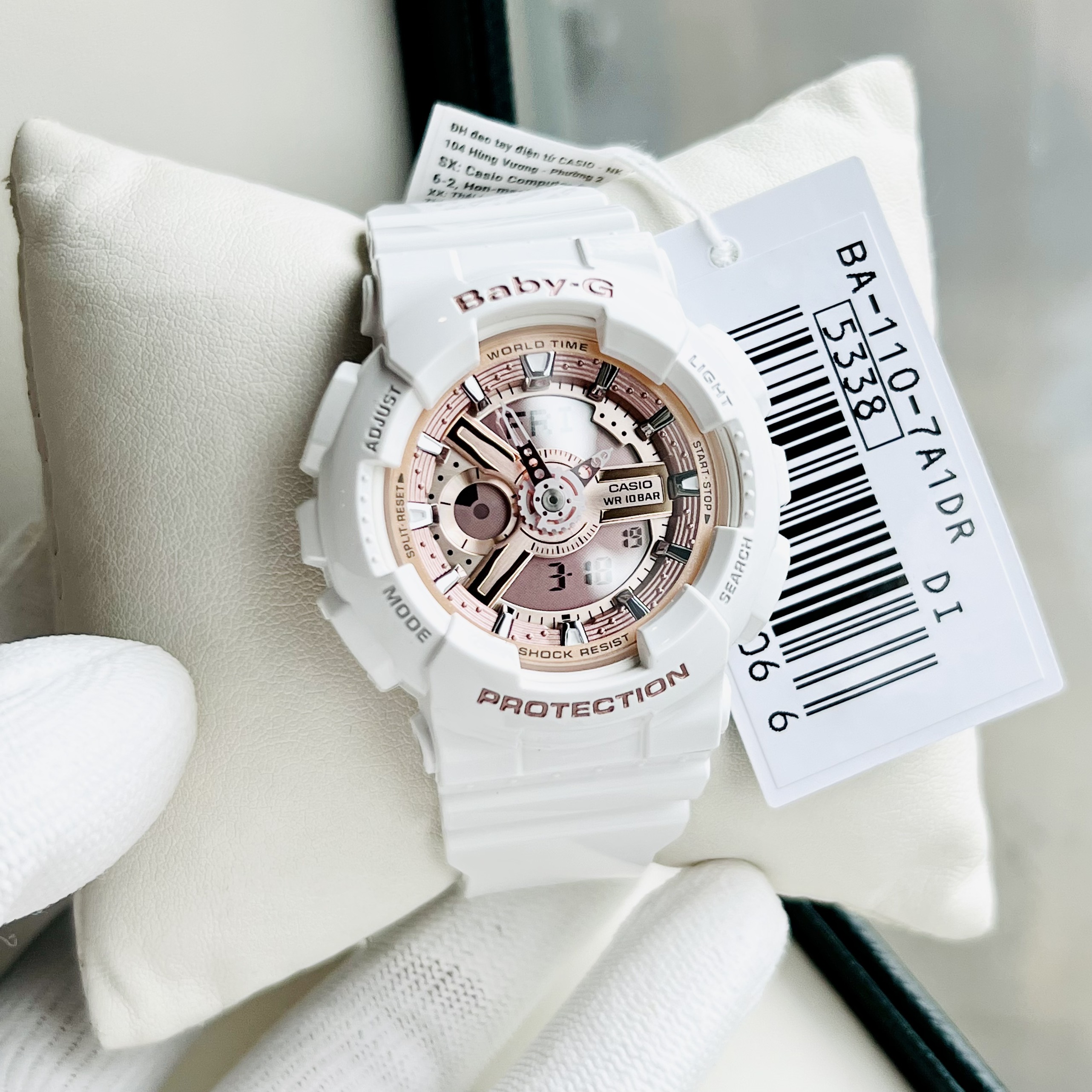 【新品限定SALE】カシオ　ベイビージー　5338 JA# ホワイト　美品 時計