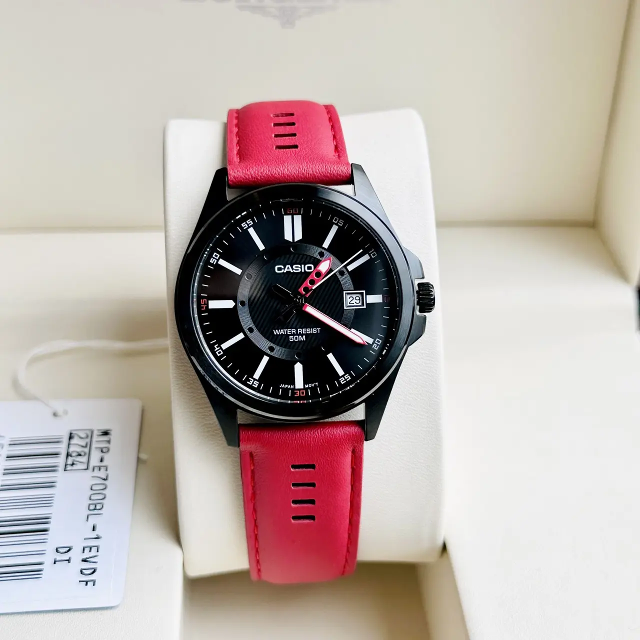 Đồng Hồ Casio MTP - E700BL Màu Đỏ - BH 5 Năm - Chính Hãng 100%