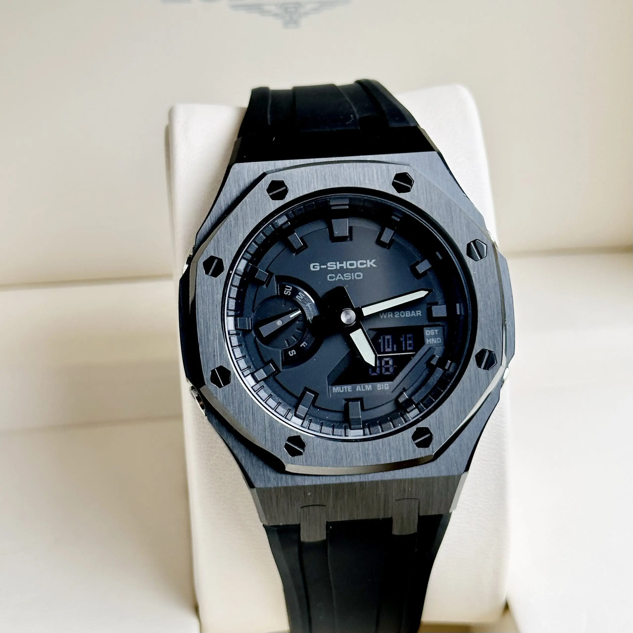 Đồng Hồ Casio G-SHOCK GA2100 CUSTOM AP Black Gen 3 Dây Cao Su - BH 5 Năm - Chính Hãng 100%