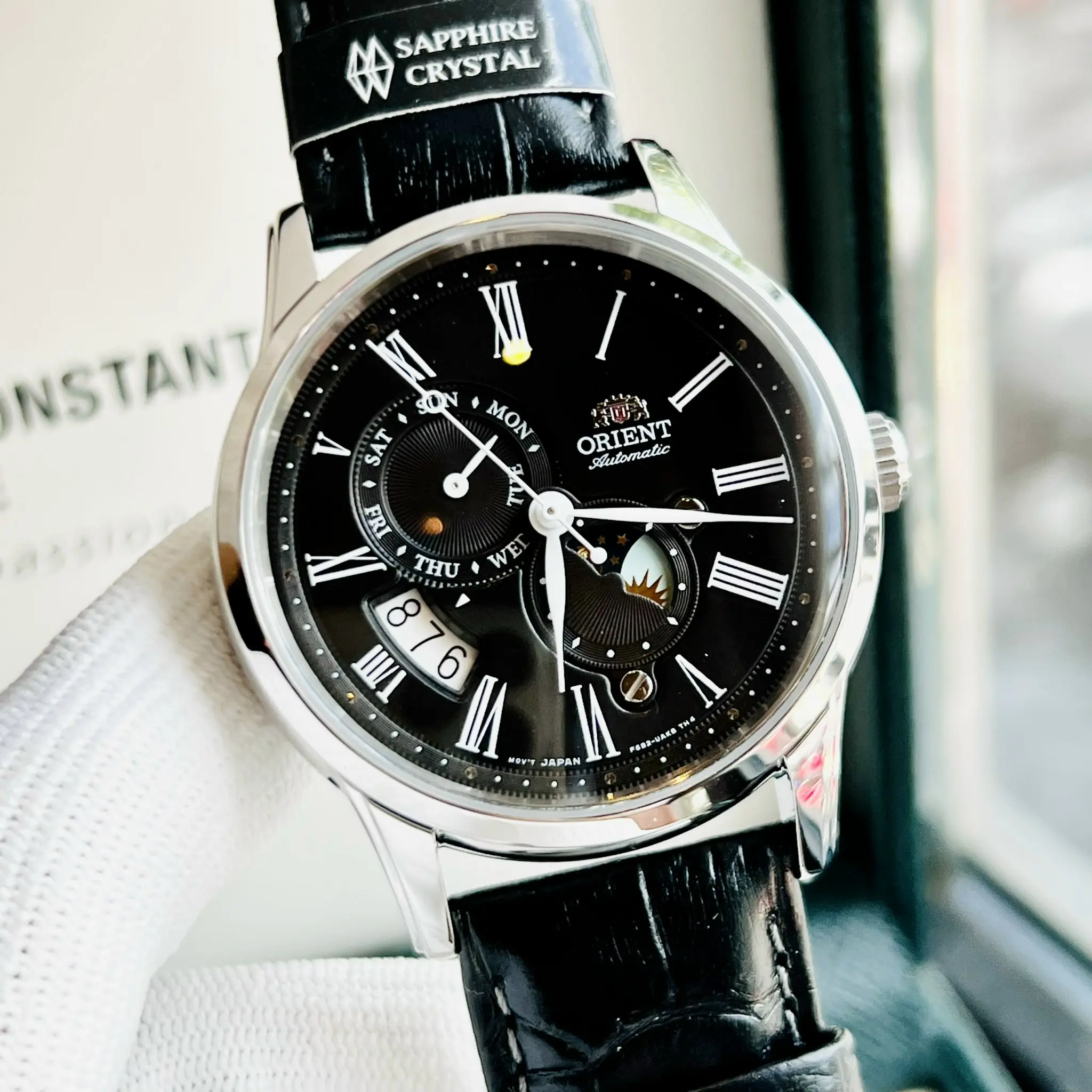 Đồng Hồ Nam ORIENT SUN AND MOON GEN 3 2021 RA-AK0010B10B - BH 5 Năm - Chính Hãng 100%