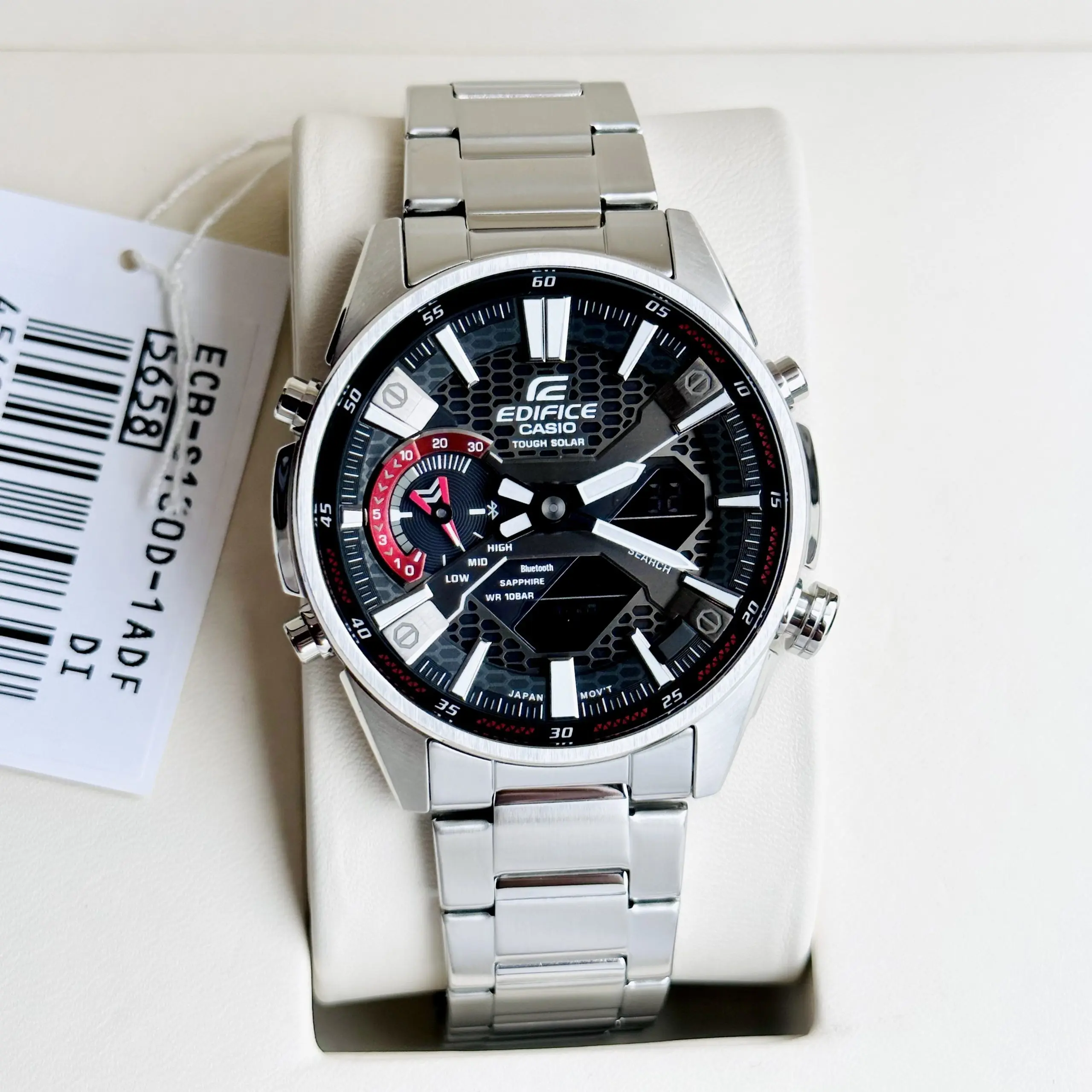 Đồng hồ Casio Edifice ECB-S100D-1ADF  -  Bảo Hành 5 Năm- Chính Hãng 100%