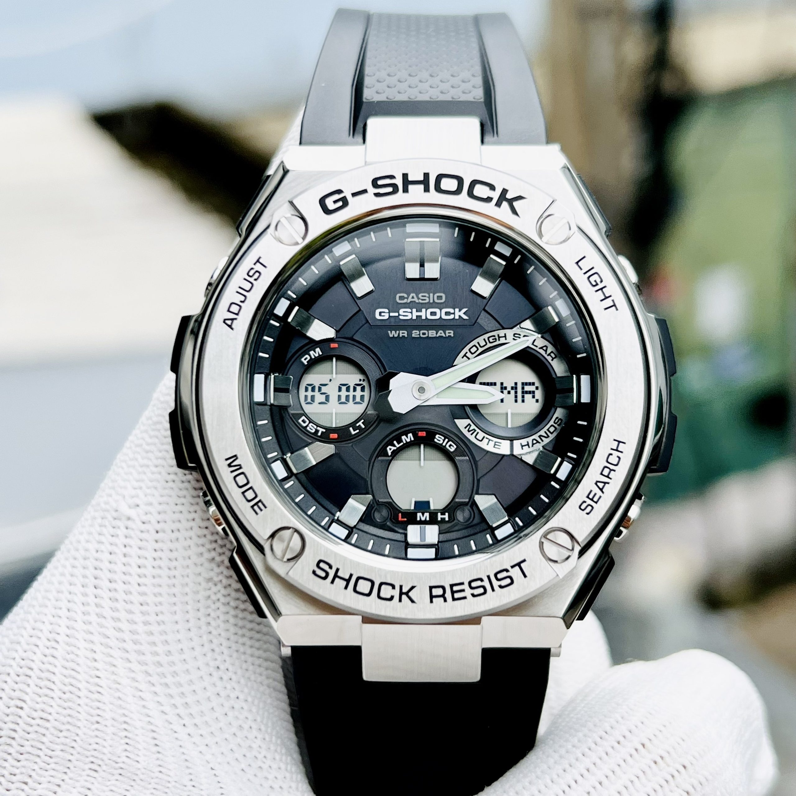 Đồng hồ nam Casio G-Shock GST-S110-1ADR  - BH 5 Năm - Chính Hãng 100%