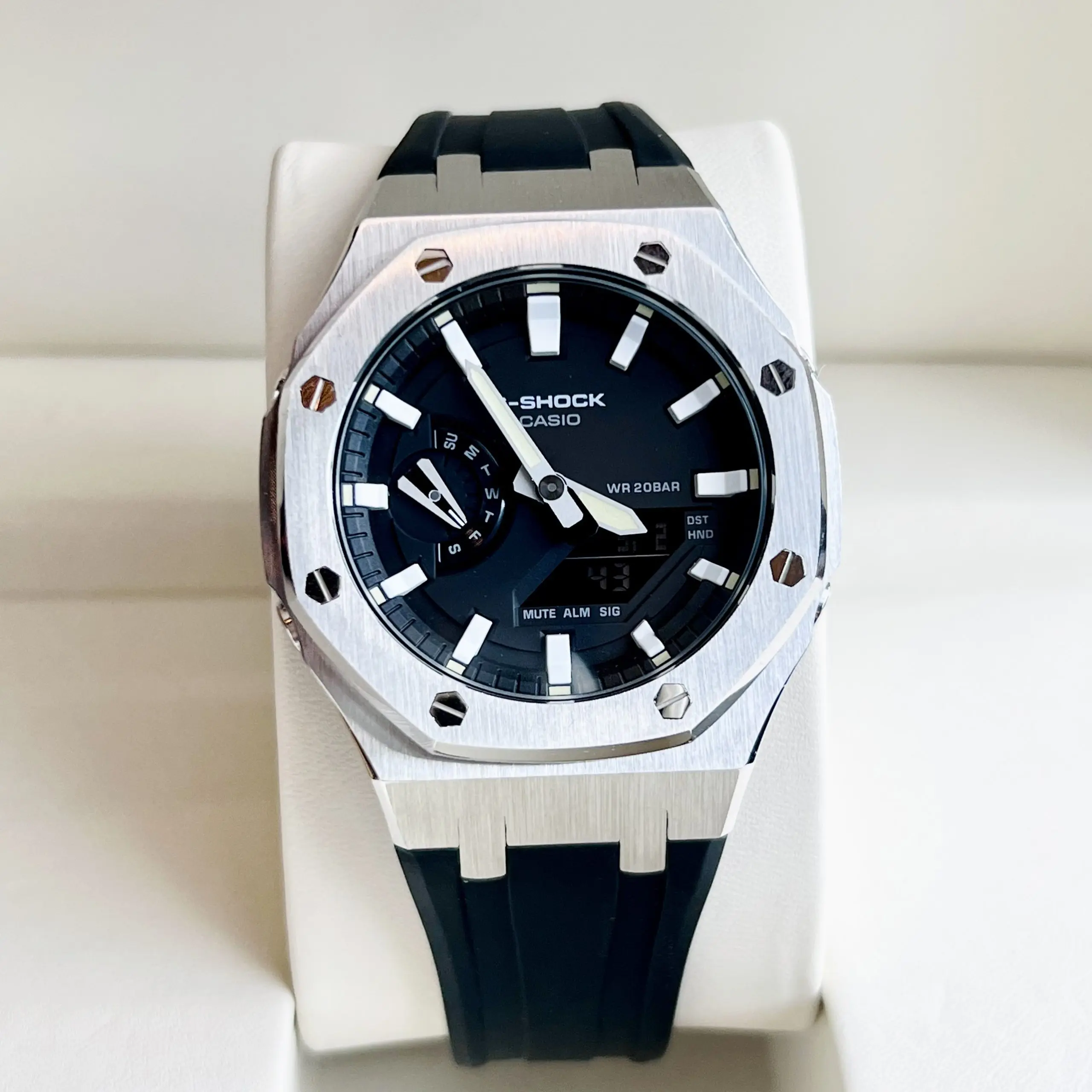 Đồng Hồ Casio G-SHOCK GA2100 CUSTOM AP SILVER Gen 3 - BH 5 Năm - Chính Hãng 100%