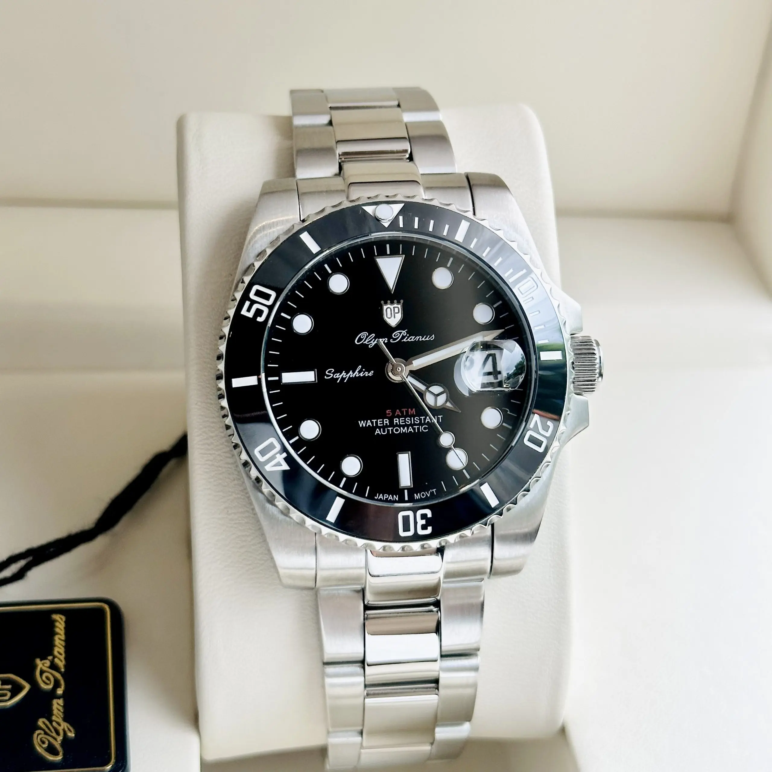 ĐỒNG HỒ Olym Pianus OP899832AGS-D -Automatic ( Cơ) -Kính Sapphire