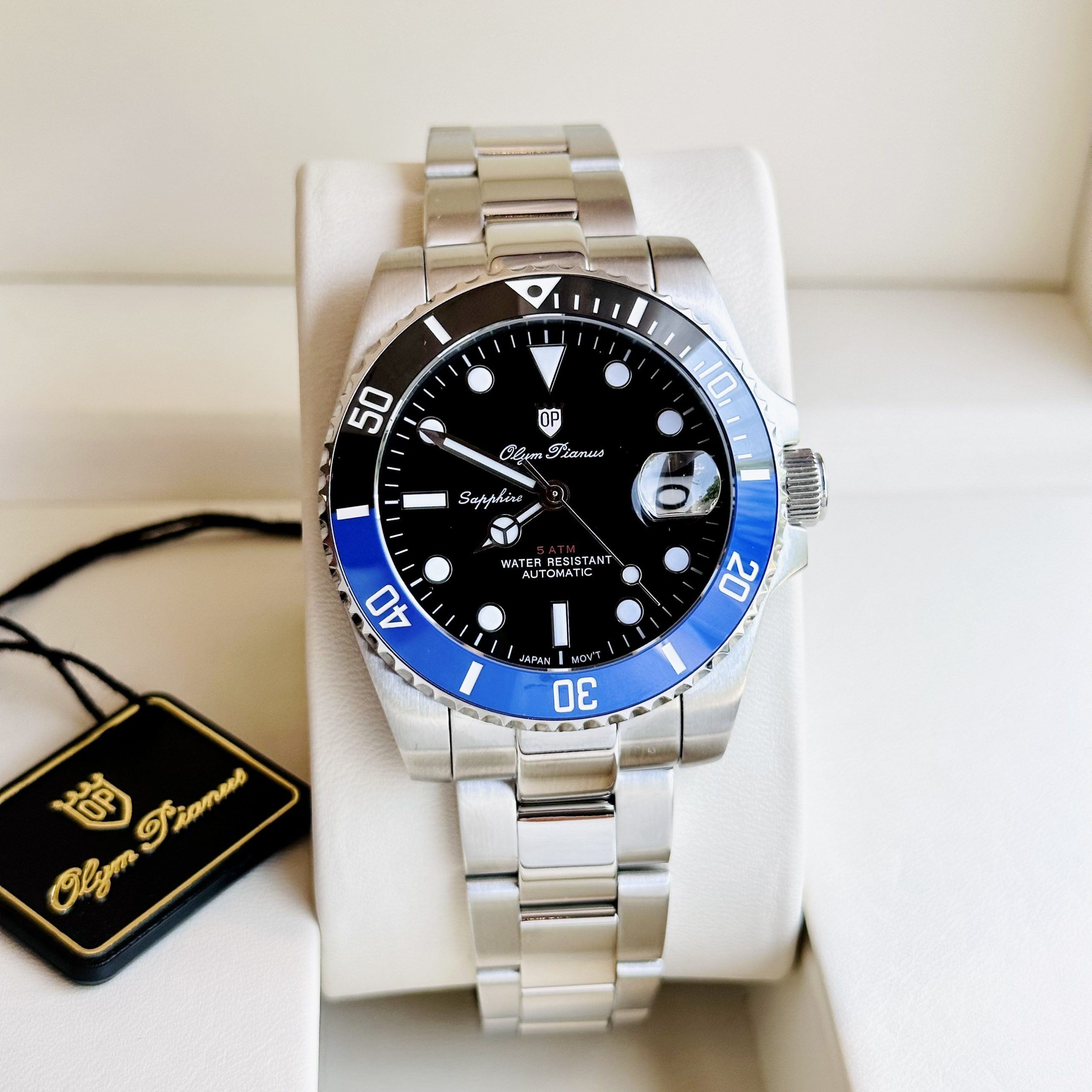 Đồng hồ Olym Pianus OP899832AGS-X -Automatic ( Cơ) -Kính Sapphire