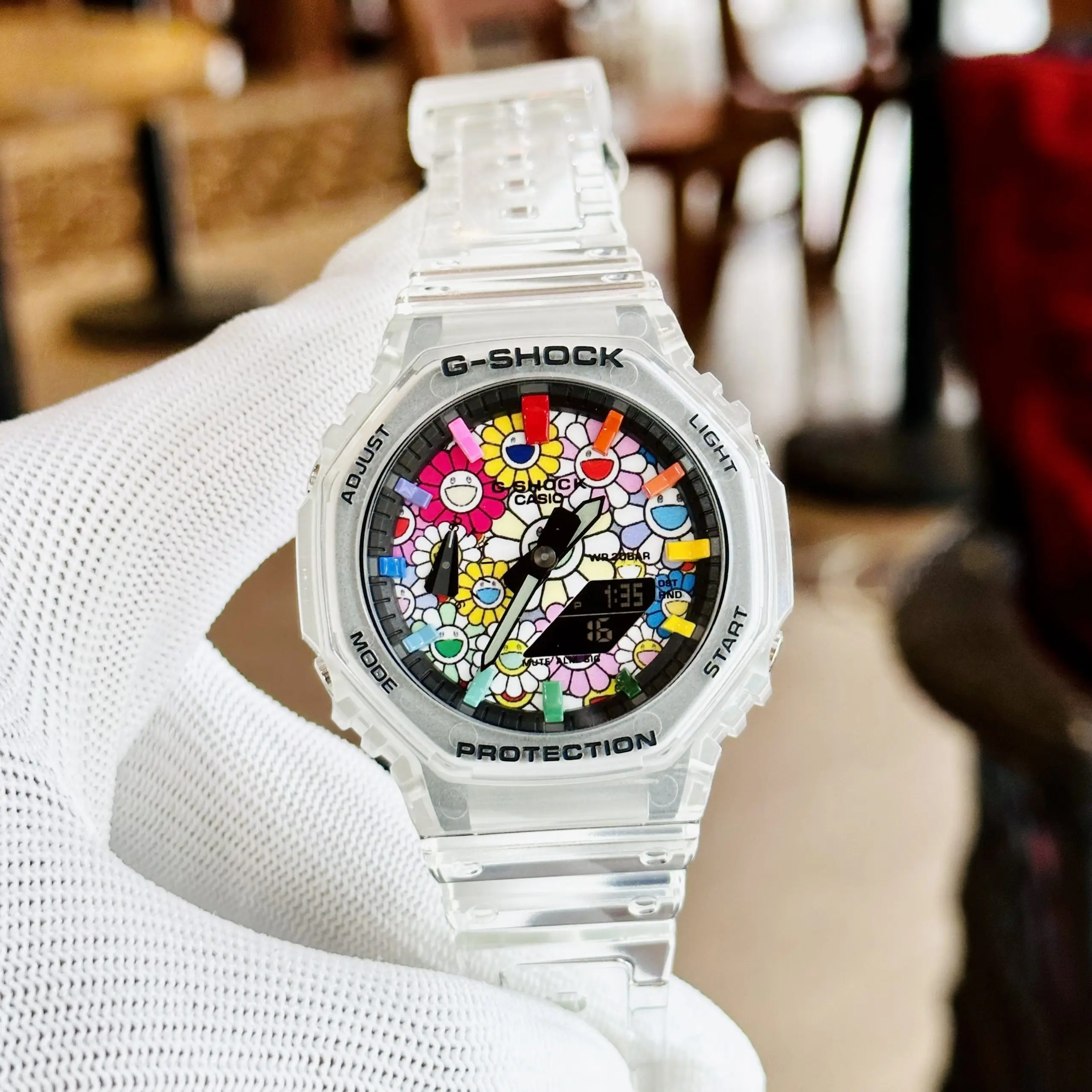 Đồng Hồ Casio G-SHOCK GA2100 CUSTOM FLOWER - BH 5 Năm - Chính Hãng 100%