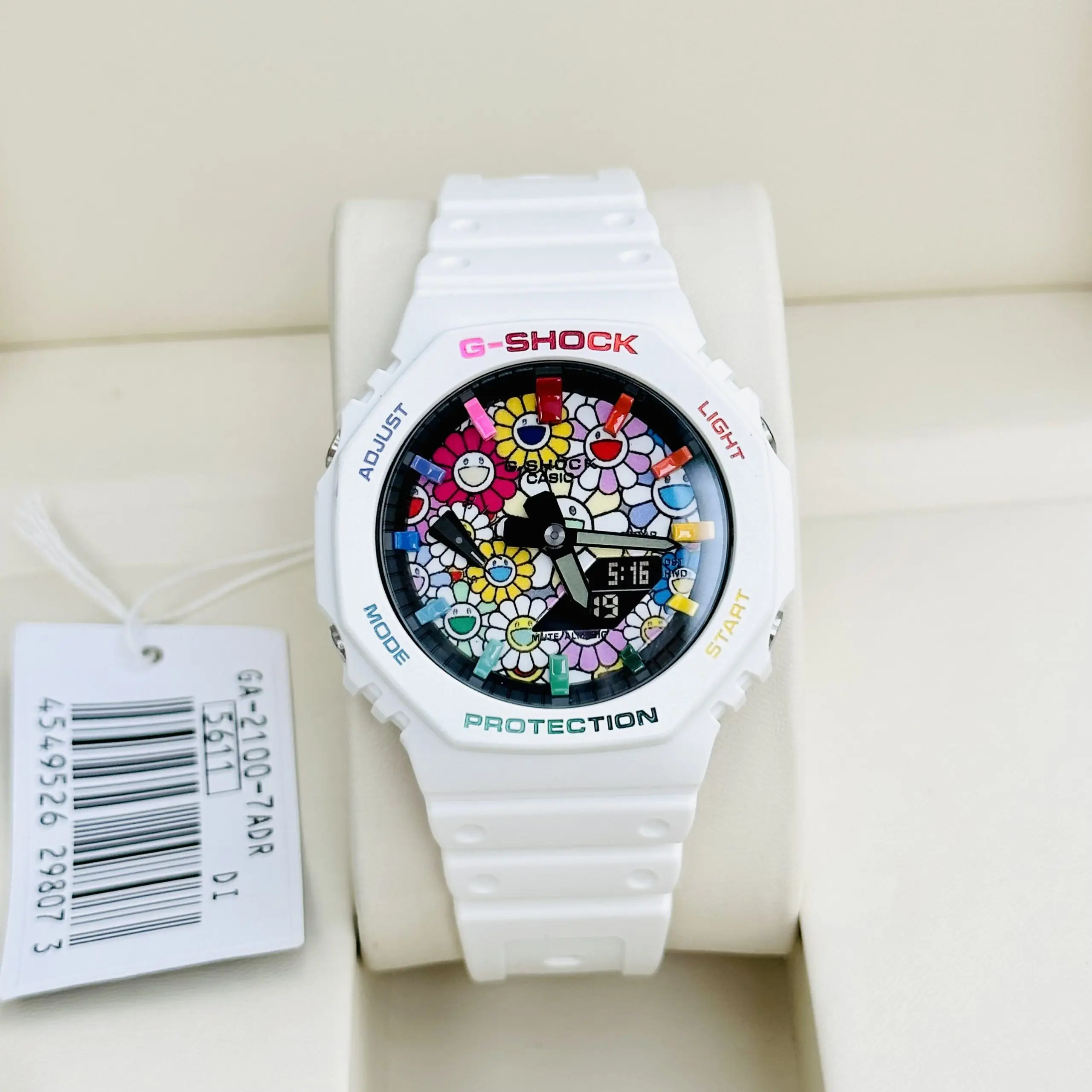 Đồng Hồ Casio G-SHOCK GA2100 CUSTOM  FLOWER WHITE - BH 5 Năm - Chính Hãng 100%