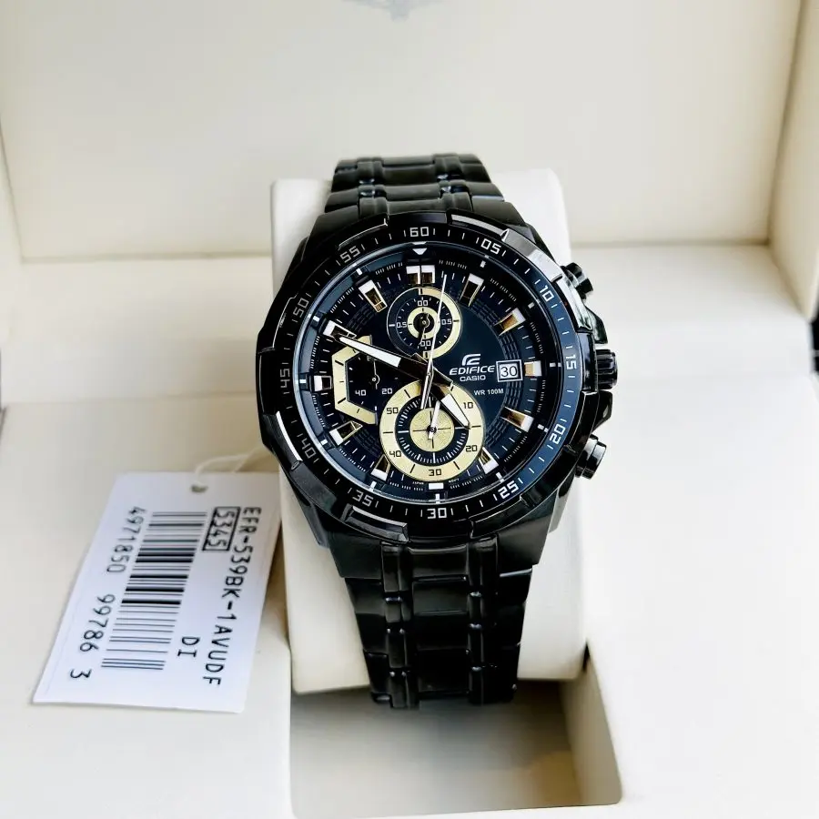 Đồng hồ Casio Edifice EFR-539BK-1AVUDF -  Bảo Hành 5 Năm- Chính Hãng 100%