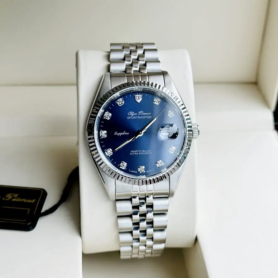 ĐỒNG HỒ OLYM PIANUS SPORTMASTER DATEJUST OP89322GS-X -Quartz (Pin) -Kính Sapphire