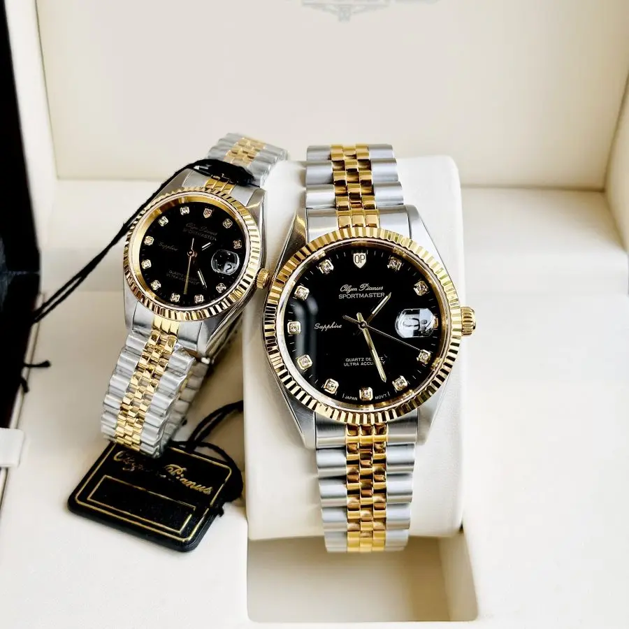 ĐỒNG HỒ OLYM PIANUS SPORTMASTER DATEJUST OP89322GSK-D Quartz (Pin) -Kính Sapphire