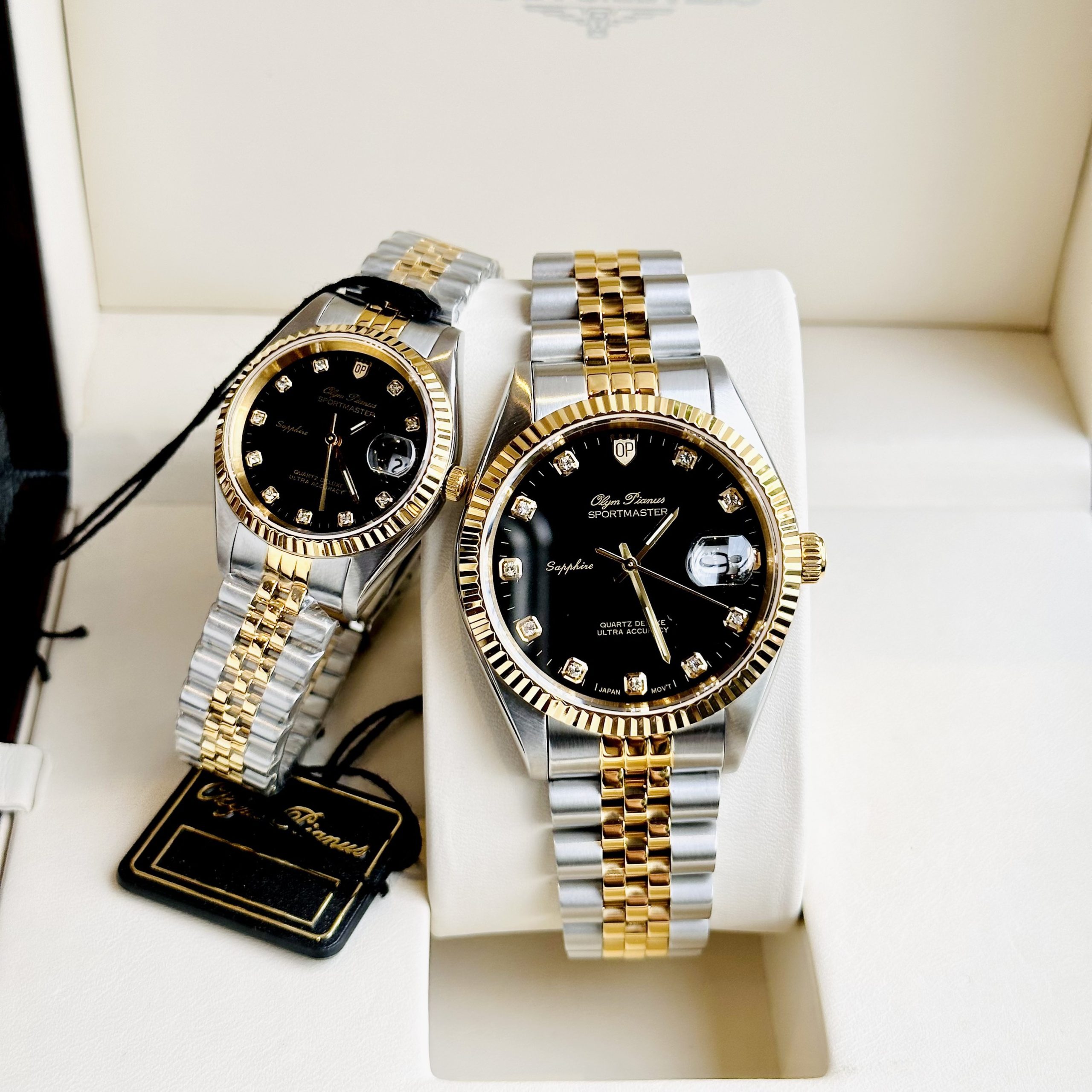ĐỒNG HỒ OLYM PIANUS SPORTMASTER DATEJUST OP89322GSK-D Quartz (Pin) -Kính Sapphire