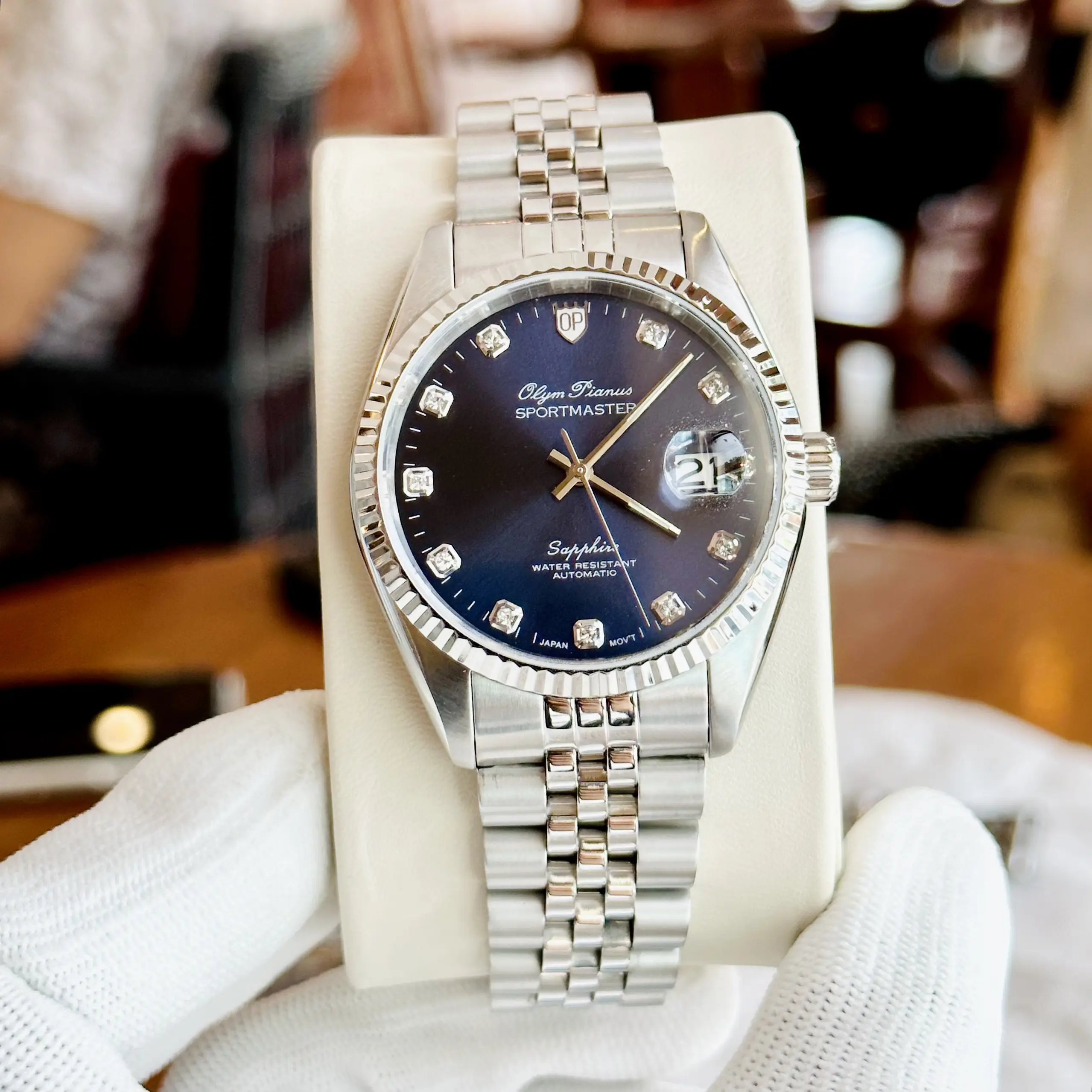 ĐỒNG HỒ OLYM PIANUS SPORTMASTER OP89322AGS-X - Cơ - Automatic - Kính Sapphire- Chính Hãng 100%