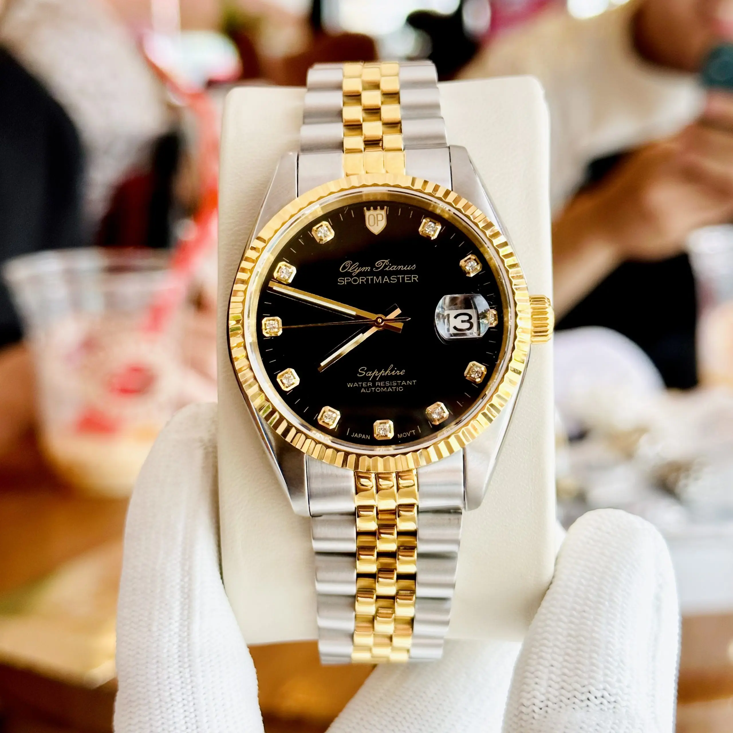 ĐỒNG HỒ OLYM PIANUS SPORTMASTER DATEJUST OP89322GSK-D- Cơ - Automatic - Kính Sapphire