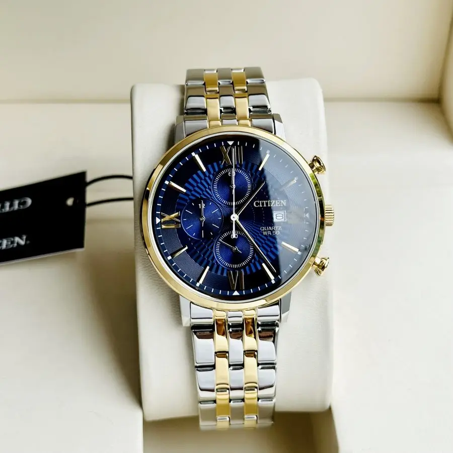 Đồng Hồ Nam Citizen AN3616-75L - Pin (Quartz) - Dây Kim Loại - BH 5 Năm - Chính Hãng 100%