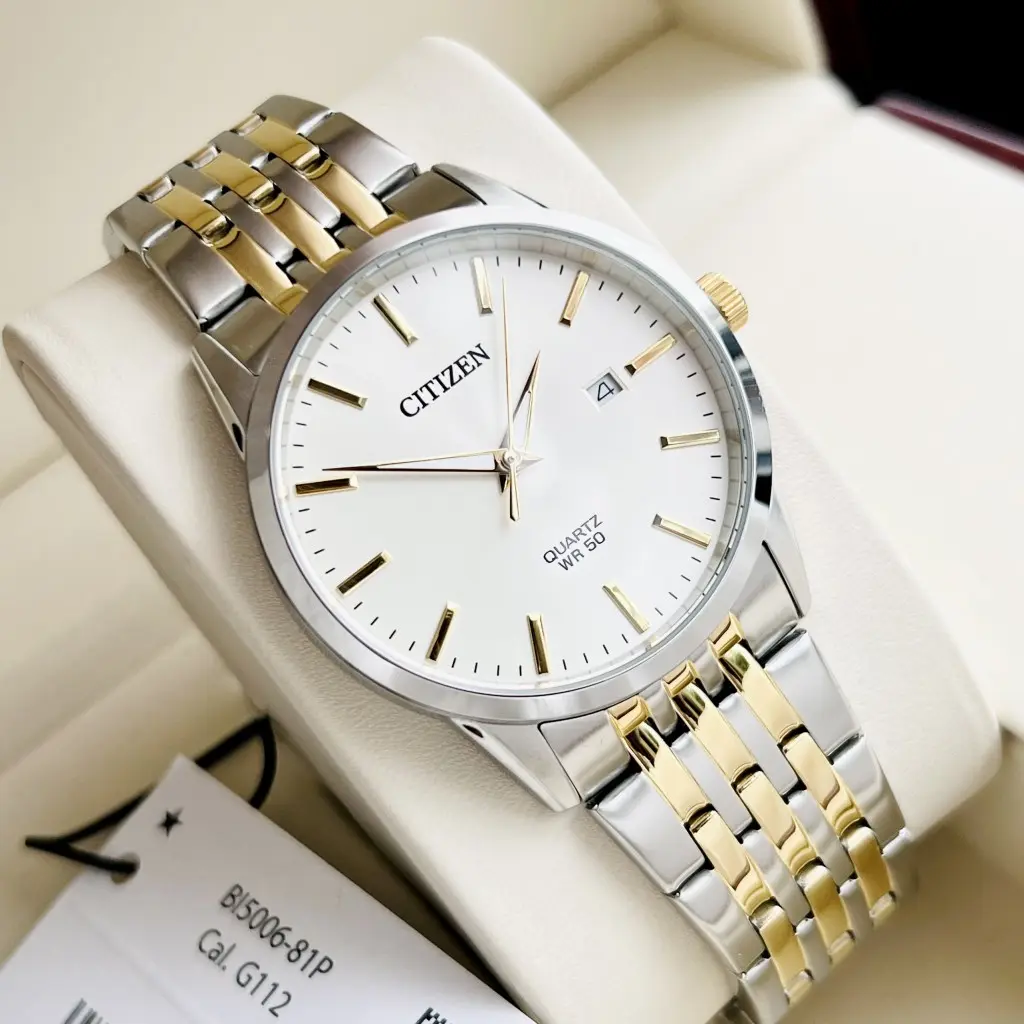 Mặt số 39mm của Đồng Hồ Nam Citizen Quartz dễ dàng quan sát