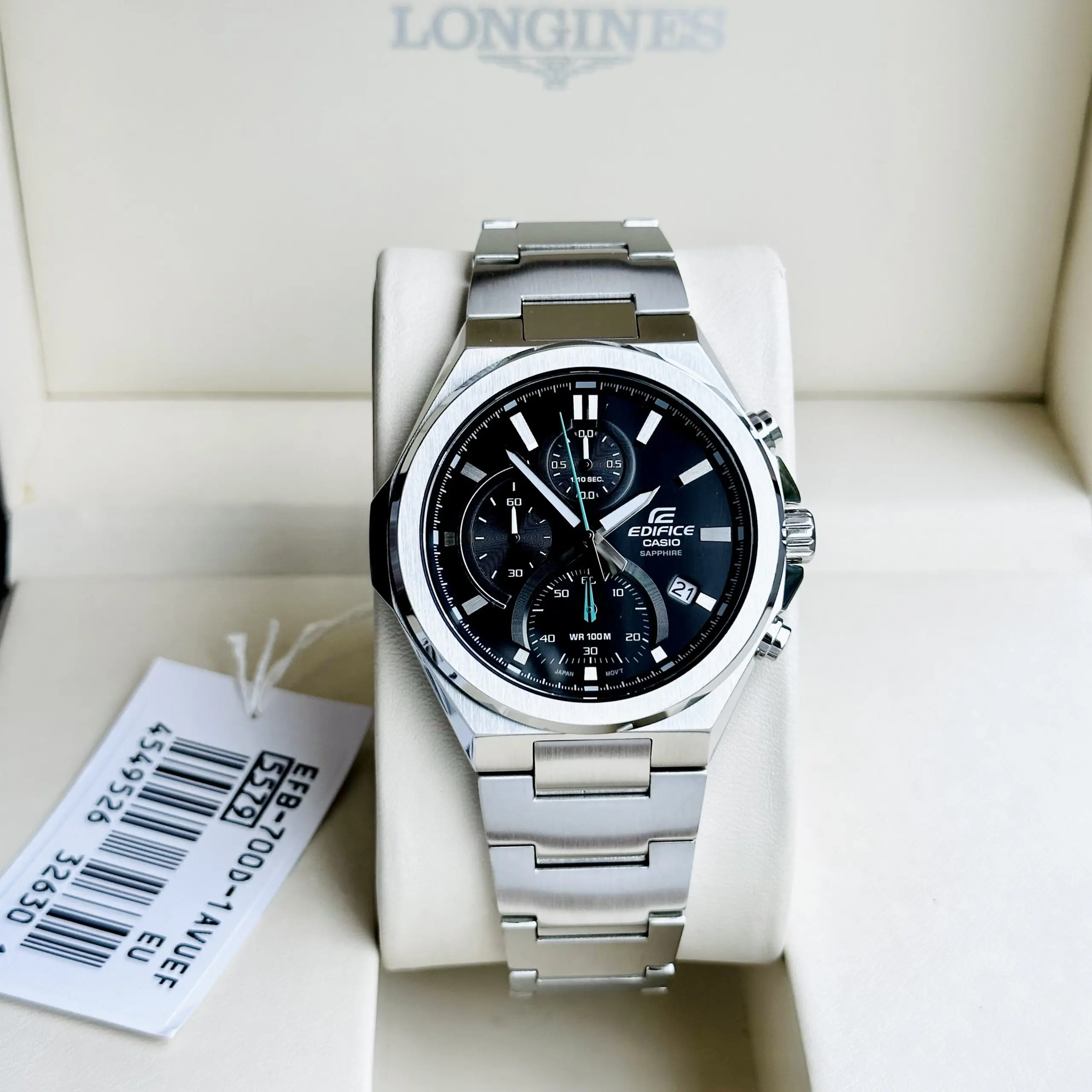 Đồng Hồ Nam Casio EDIFICE EFB-700D-1A - BH 5 Năm - Chính Hãng 100%