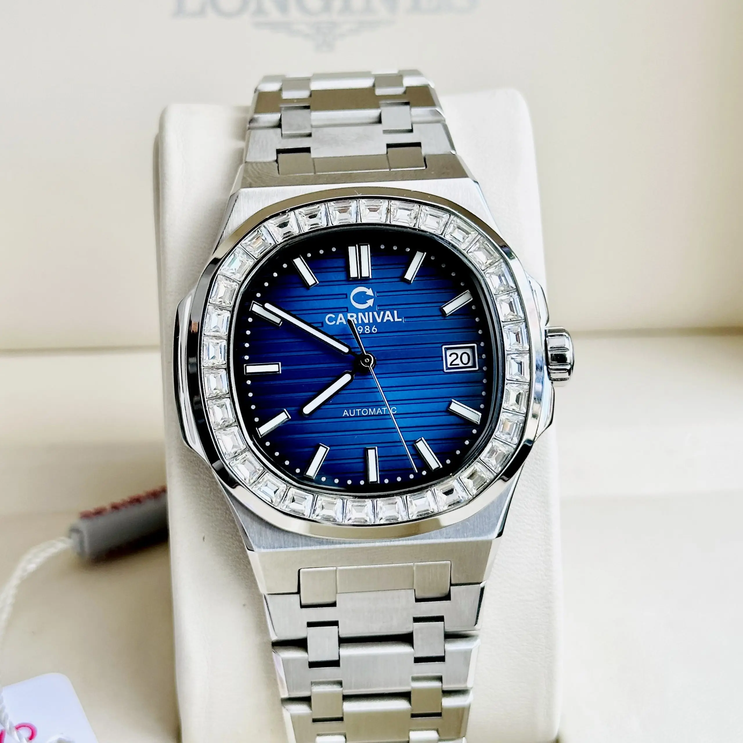 ĐỒNG HỒ NAM CARNIVAL NAUTILUS 8108G-VT-X- Automatic- Dây Thép- Kính Sapphire
