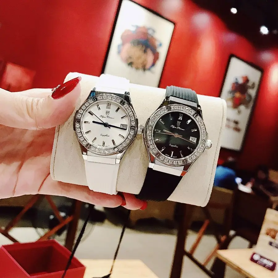Đồng Hồ Nữ 34mm Olym Pianus OP990-45ADGS-GL - Pin - Kính Sapphire