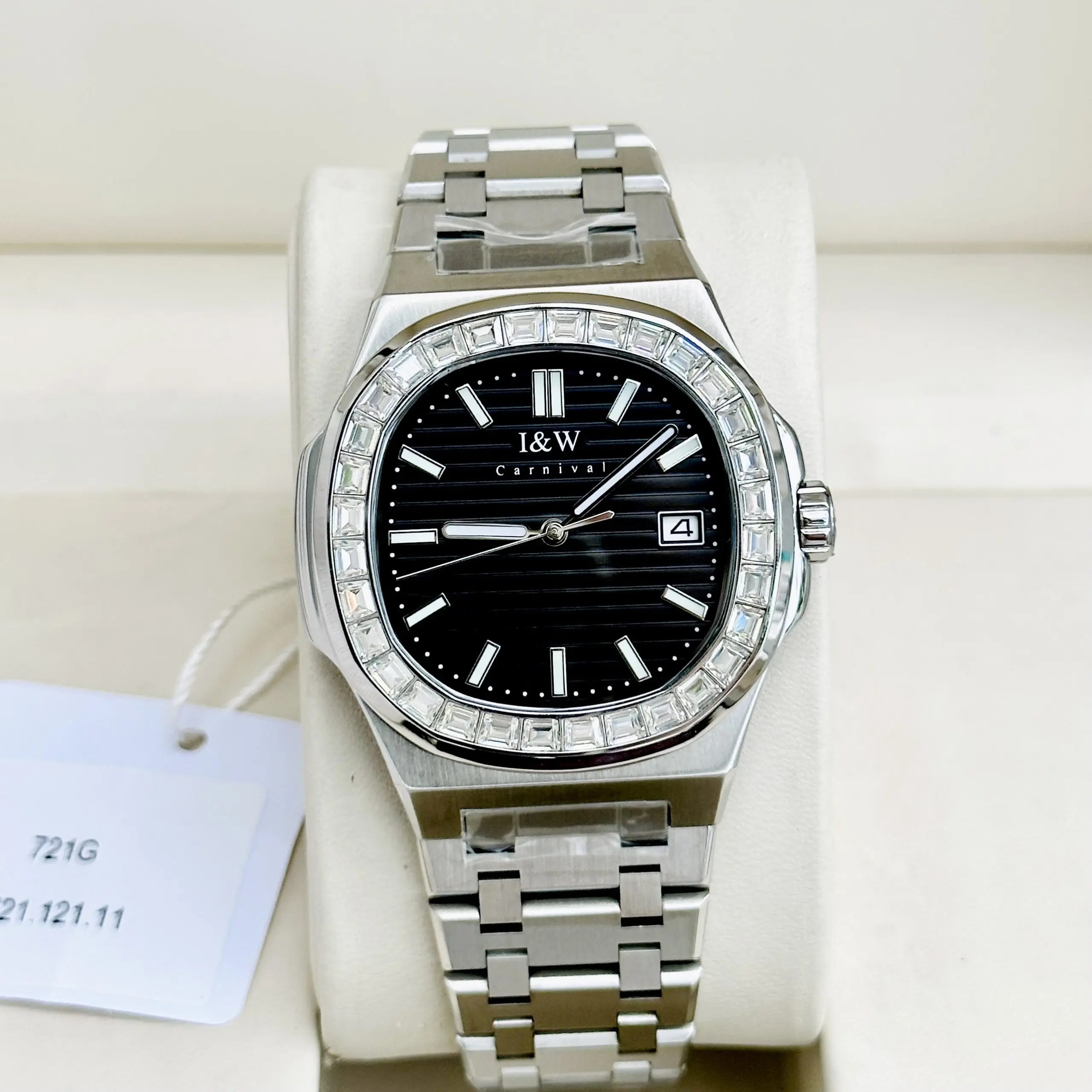 ĐỒNG HỒ NAM I&W CARNIVAL NAUTILUS 8108G-VT-DD- Automatic - Dây Thép- Kính Sapphire