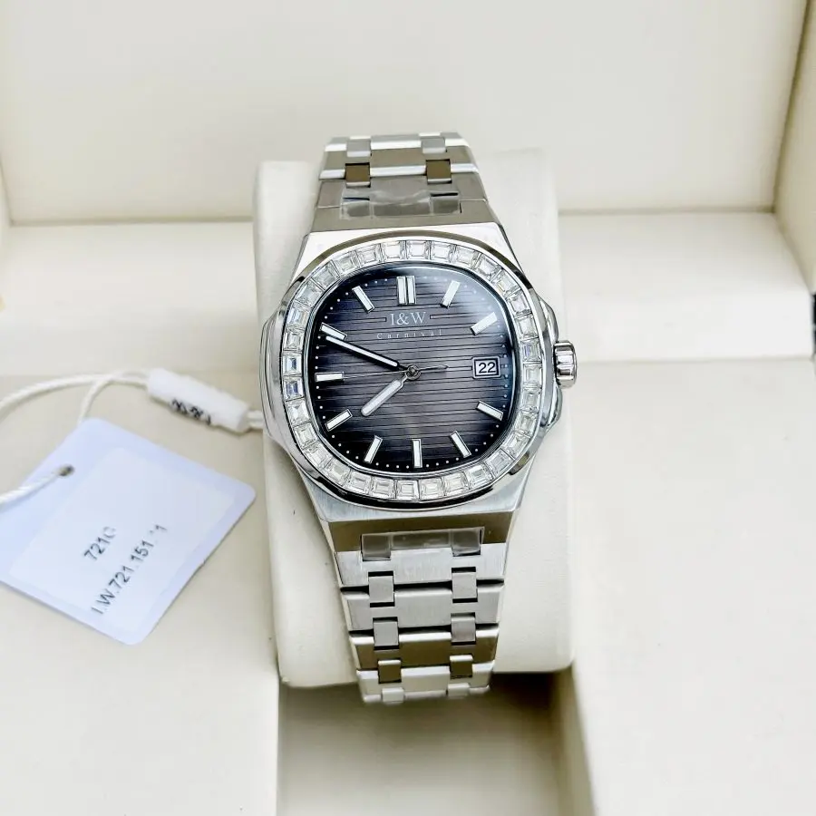 ĐỒNG HỒ NAM I&W CARNIVAL NAUTILUS 8108G-VT-D - Automatic- Dây Thép- Kính Sapphire