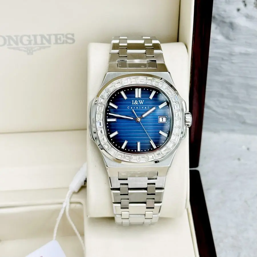 ĐỒNG HỒ NAM I&W CARNIVAL NAUTILUS 8108G-VT-X- Automatic - Dây Thép- Kính Sapphire