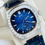 ĐỒNG HỒ NAM I&W Carnival 735G1 Dây Da Mặt Xanh- Automatic - Kính Sapphire — ảnh 3