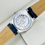 ĐỒNG HỒ NAM I&W Carnival 735G1 Dây Da Mặt Xanh- Automatic - Kính Sapphire — ảnh 5