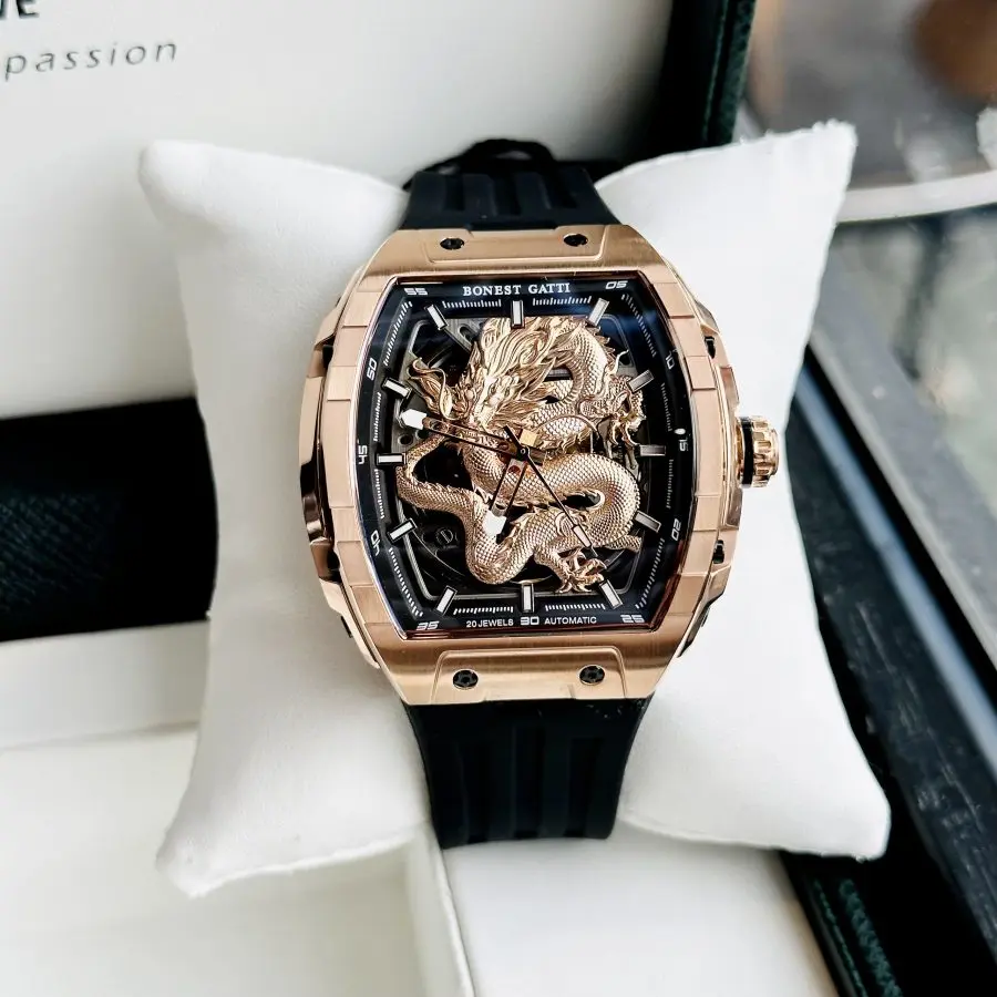 Đồng hồ Nam Bonest Gatti Ghost Dragon Star Gold - 45mm - Automatic