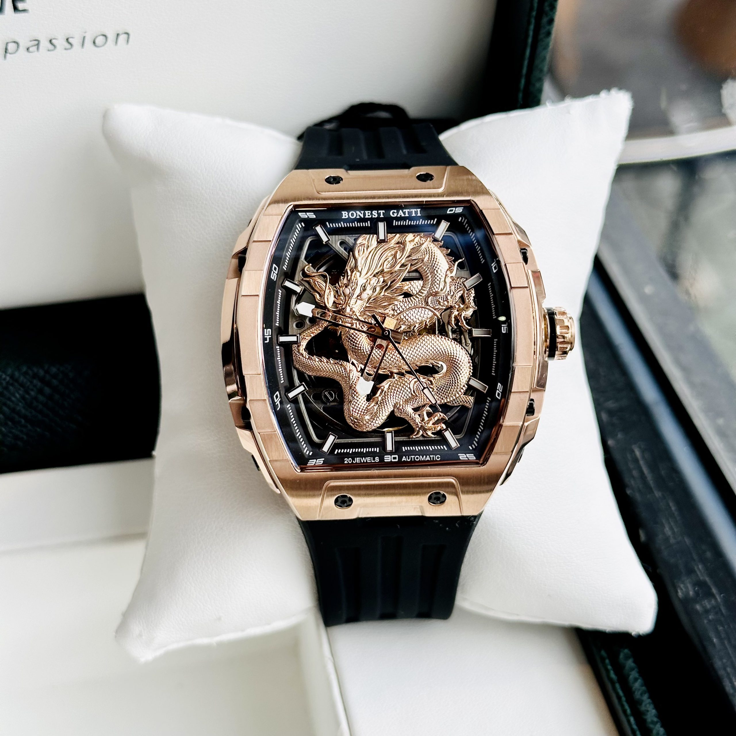 Đồng hồ Nam Bonest Gatti Ghost Dragon Star Gold - 45mm - Automatic