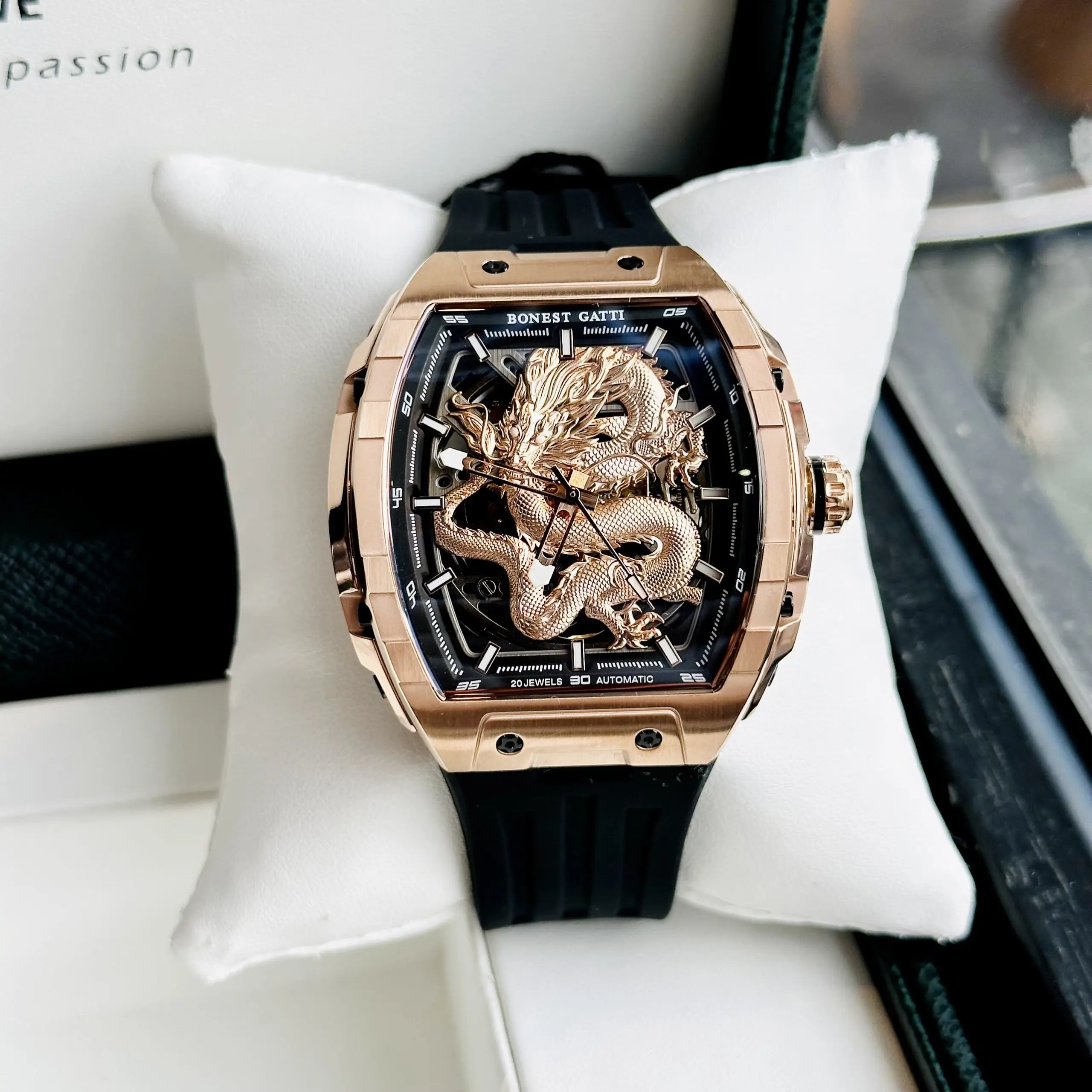 Đồng hồ Nam Bonest Gatti Ghost Dragon Star Gold - 45mm - Automatic