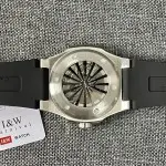 ĐỒNG HỒ NAM I&W Carnival 721G Gray - Viền Bạc Trơn - Dây Cao Su - Automatic - Kính Sapphire — ảnh 2