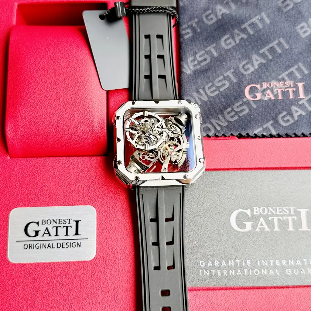 Đồng hồ Nam BONEST GATTI trang bị kính Sapphire chống trầy xước