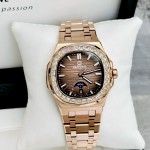 ĐỒNG HỒ NAM Carnival 8110G - Mặt Nâu - Automatic - Dây Thép Gold - Kính Sapphire — ảnh 1