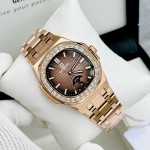 ĐỒNG HỒ NAM Carnival 8110G - Mặt Nâu - Automatic - Dây Thép Gold - Kính Sapphire — ảnh 6