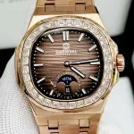 ĐỒNG HỒ NAM Carnival 8110G - Mặt Nâu - Automatic - Dây Thép Gold - Kính Sapphire — ảnh 10