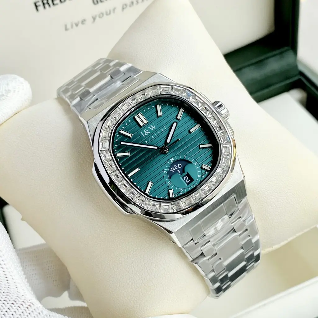ĐỒNG HỒ NAM I&W Carnival 735G Emerald Green tuyệt đẹp