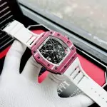 Đồng hồ Nam BONEST GATTI Carbon BG9907 Bugundy - 45mm - Automatic — ảnh 8