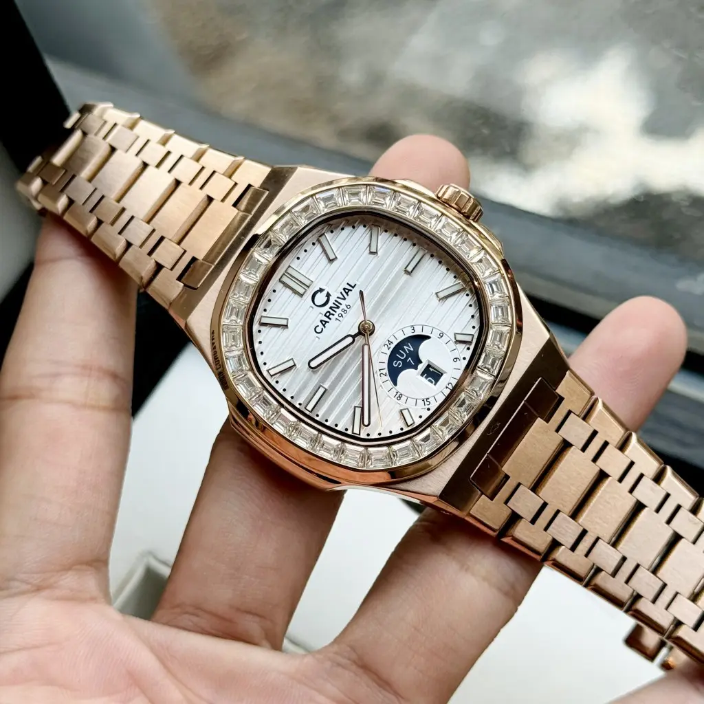 Máy cơ Automatic Thụy Sĩ đảm bảo độ chính xác và bền bỉ