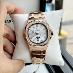 ĐỒNG HỒ NAM Carnival 8110G - Mặt Trắng Đá - Automatic - Dây Thép Gold - Kính Sapphire — ảnh 6