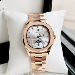 ĐỒNG HỒ NAM Carnival Aquanus 8113G - Mặt Trắng- Viền Vàng - Dây Thép - Automatic - Kính Sapphire — ảnh 1